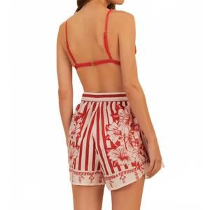 NEW FARM RIO floral chains short in floral chain stripes